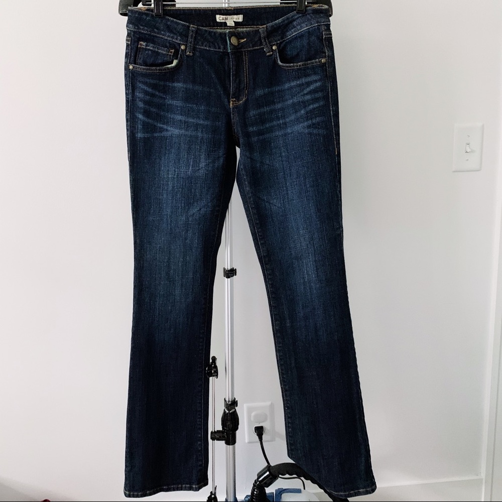CAbi - Slim Boot Cut Dark Wash Jeans